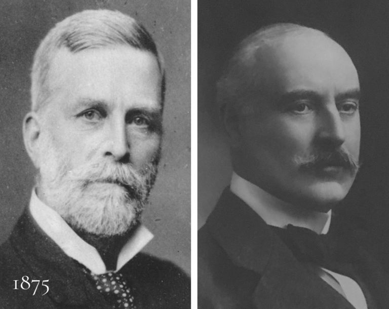 1875 - An image of Mr Crofts and Mr Assinder