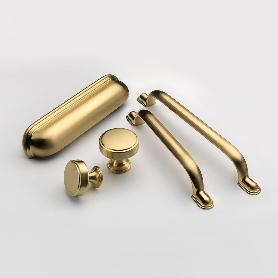 Gold handles